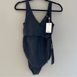 Quince Black Women Swim One Piece